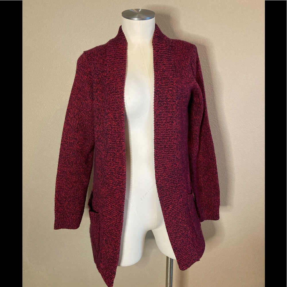 H&M Cardigan Size Small Red/Black